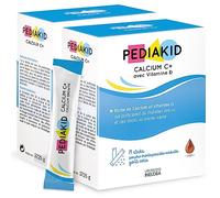 PEDIAKID Calcium C+ Enfant Croissance Osseuse & Dents Solides 14 sticks x2