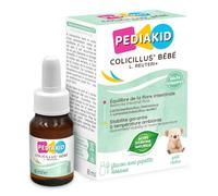 PEDIAKID Colicillus Bébé - Probiotiques Lactobacillus Reuteri+Rhamnosus 8ml | Dès la naissance, 1 milliard UFC, flore intestinale, digestion, goût neutre, pipette doseuse, sans gluten, sans lactose