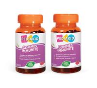 PEDIAKID Gommes Immunité - Soutient le système immunitaire 60 Oursons x2