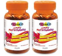 PEDIAKID® Gommes Multivitaminées Gummies 2x60 pc(s)