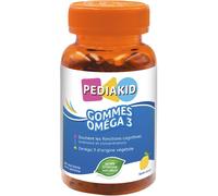 Pediakid Gommes Oméga 3 Goût Citron 60 Pièces