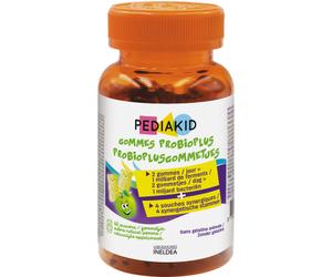 Pediakid Gommes Probioplus Goût Pomme 60 Pièces