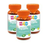 PEDIAKID Gommes P'tit Biotic - Flore Intestinale & Digestion 60 oursons x3