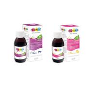 PEDIAKID - Lot de 2 Produits : Sirop Immuno-Fort - Complément Alimentaire Naturel & PEDIAKID - Nez-Gorge - Apaise & dégage les voies respiratoires