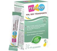 Pediakid Mal Des Transports Goût Citron 10 Sticks Liquides