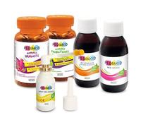 PEDIAKID - Pack Nez-Gorge sirop & spray - 1 sirop Nez-Gorge + 1 spray Nez-gorge - Aide à dégager le nez et apaiser la gorge - Soutien de l'immunité