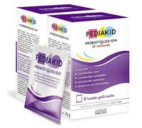 PEDIAKID - Probiotiques-10M - Rééquilibre la flore intestinale - Apporte 10 milliards de ferments lactiques - Soutient l'immunité - Dès 6 mois - Etui de 10 sachets - Lot de 2