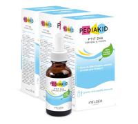 PEDIAKID - P'TIT DHA Cerveau & Vision - Favorise le développement des fonctions cognitives et de la vision - Riche en DHA d'origine naturelle - Dès la naissance - Flacon de 30ml - Lot de 3