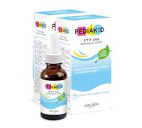 PEDIAKID - P'TIT DHA Cerveau & Vision - Favorise le développement des fonctions cognitives et de la vision - Riche en DHA d'origine naturelle - Dès la naissance - Flacon de 30ml - Lot de 2