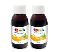 PEDIAKID - Sirop Appétit-Tonus - Complément Alimentaire Naturel - Formule Exclusive au Sirop d'Agave - Stimule l'Appétit - Aide à la Prise de Poids - Lot de 2 flacons de 125 ml