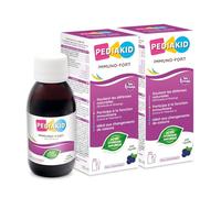 PEDIAKID Sirop Immuno-Fort Défenses Naturelles & Immunité Bébé/Enfant x2 | Dès 6 mois, goût myrtille, maux de l'hiver, immunité, sans conservateurs, sans gluten, ginseng, echinacée, acérola, eglantier