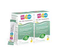 PEDIAKID - Mal des Transports - Complément Alimentaire aux extraits de plantes & fibres - Aide à lutter contre les nausées/vomissements - Sirop d'Agave + Prébiotiques - 20 sticks prêts à boire