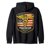 Pédiatre américain Pédiatre Médecin Patriot Sweat à Capuche