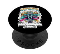 Pédiatre chrétien Docteur La pédiatrie est Mon Dieu ministère PopSockets PopGrip Adhésif