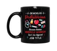 Pédiatre Faiseur De Miracles Mug Unique Tasse À Thé Drôle Tasse À Café Cadeau Mignon Pour Anniversaire Pâques Collègue 330ml