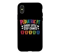Pediatric PT Little Step Counts Pediatric Physical Therapist Coque pour iPhone X/XS