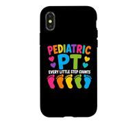 Pediatric PT Little Step Counts Pediatric Physical Therapist Coque pour iPhone X/XS