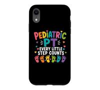 Pediatric PT Little Step Counts Pediatric Physical Therapist Coque pour iPhone XR