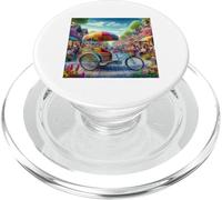 Pédicab, Vélo, Pousse-Pousse, vélo-Taxi PopSockets PopGrip pour MagSafe