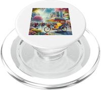 Pédicab, Vélo, Pousse-Pousse, vélo-Taxi PopSockets PopGrip pour MagSafe