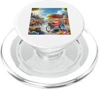 Pédicab, Vélo, Pousse-Pousse, vélo-Taxi PopSockets PopGrip pour MagSafe