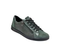 Pediconfort - Baskets zippées Cuir Semelle Amovible - Femme - Taille : 37 - Couleur : Vert