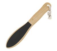 Pédicure à domicile parfaite, abrasivité longue durée grâce à un grain spécial, manche en bois hypoallergénique compatible avec les appareils