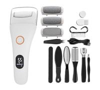 Pédicure Électrique pour Pieds,Ponceuse pour Pieds - Exfoliant Rechargeable Sans Fil Haute Performance pour Manucure et Pédicure avec Rasoir et Grattoir