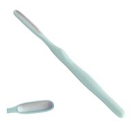 Pedicure Foot File - Long Handled Toe Cleaning Brush Shower Scrubber | Stainless Steel + ABS Material, 19x2cm Lightweight 19g, Removes Cracked Heels Dead Skin Corn, Professional Foot Care Tool