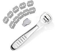 Pedicure Foot Rasper,Anti-Calluses Foot Rasper,Corn Cutter,Heels,Hard And Dead Skin Stainless Steel With 10 Blades Tool,Foot Care Tool