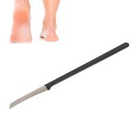 Pédicure Râpe à pied,Coupe Râpe À Pied Pédicure,pour Callosités dur Coupe cors Peaux dures et Mortes pied nettoyage,Rasoir Professionnel pour Callosités,Nettoyeur De Pieds En Acier Inoxydable,Noir