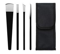 Pédicure Râpe à pied - Lime pour pieds outil de soin Rasoir Lame pour Callosités dur Coupe cors Peaux dures et Mortes nettoyage - Professionnel Couteau de Pédicure Kit pour pieds Noir