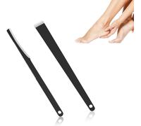 Pédicure Râpe à pied - Lime pour pieds outil de soin Rasoir Lame Râpe Pied pour Callosités dur Coupe cors Peaux dures et Mortes pied nettoyage - Professionnel Couteau de Pédicure Kit pour pieds(Q715)