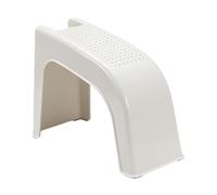 Pedicure Stool, Foot Spa Chair, Manicure Foot Rest, Anti-Slip Design for Grooming, Compact Lightweight Style, Footcare Tool for Home Living Room Bathroom Travel Salon Use, White