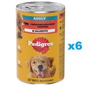 Pedigree Nourriture humide pour chiens adultes avec gelée de bœuf 1200g