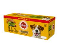 Pedigree – Aliment humide pour chien adulte – Sachets assortis en sauce – 40 x 100 g