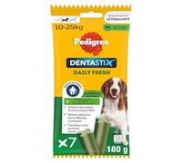 Pedigree - Bâtonnets Fraîcheur pour Chien Medium +10kg, Soin Dentaire et Hygiène Buccale (7 Sticks) - Lot de 4 - Vendu par Lot