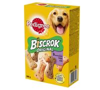 Pedigree Biscrok Biscuits Pour chiens adultes sous forme d'os avec de l'agneau, du poulet et du bœuf 500g x2
