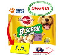 Pedigree BISCROK ORIGINAL 1,5 Kg - Biscuits Croquants Snack Pour Chiens