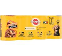 PEDIGREE boîtes Cuisine en Sauce 4 variétés pour Chien Adulte 4x400g