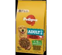 Pedigree croquettes au bœuf et aux légumes 12kg
