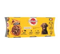 PEDIGREE Cuisine boîtes en Sauce pour Chien Adulte 3 variétés 3x800g