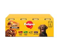 Pedigree Cuisine Repas pour Chien - Boîtes en Sauce pour Chien Adulte - 4 variétés - 4x400g