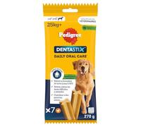 PEDIGREE DENTASTIX 70 Bâtonnets à Mâcher pour Grand Chiens 25kg+, 10 Sachets de 7, Saveur Poulet et Bœuf, Détartrage Dentaire Chien, Soins Dentaires pour Chien