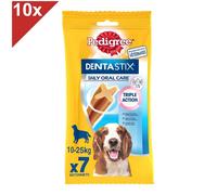 Pedigree Dentastix Bâtonnets À Mâcher Pour Moyen Chien 7 Sticks Dentaire