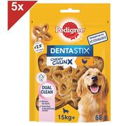 Pedigree Dentastix Chewy Chunx Friandises À Mâcher Pour Chien De +15kg 5x68g