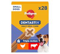Pedigree DentaStix – Bâtonnets hygiène bucco-dentaire pour petit chien, 16 sachets de 7 sticks