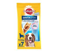 Pedigree DENTASTIX Daily Dental Sticks pour Chiens de Taille Moyenne, 10x7 Bâtonnets au Poulet (Pack de 70)