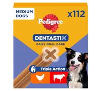 Pedigree Dentastix - Soins dentaires quotidiens à mâcher, gâteries moyennes pour chiens de 10 à 25 kg, 1 boîte