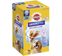 PEDIGREE DENTASTIX Daily Oral Care Lot de 3 paquets de 7 friandises pour chien en carton 25 kg + 3 x 7 pièces